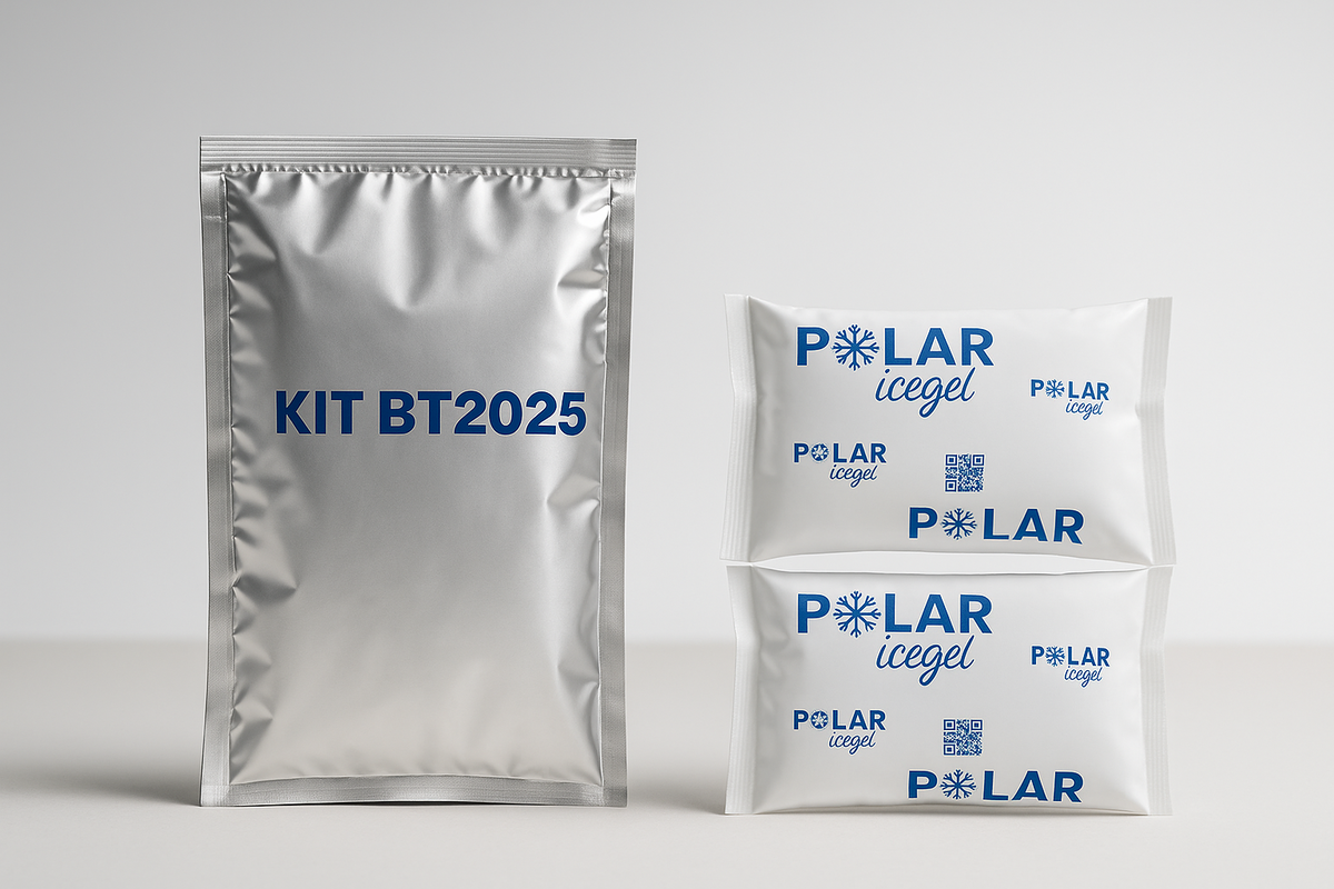 Buste Termiche 20×25 Kit Completo - 20 Pezzi + Ghiaccio Sintetico
